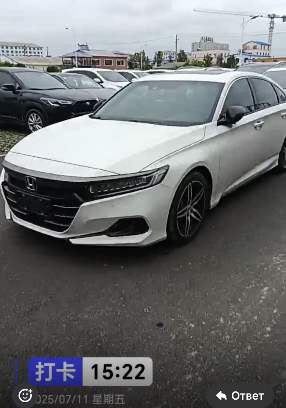 Honda Accord из Китая. Заказчик доволен! фото 16 из 22