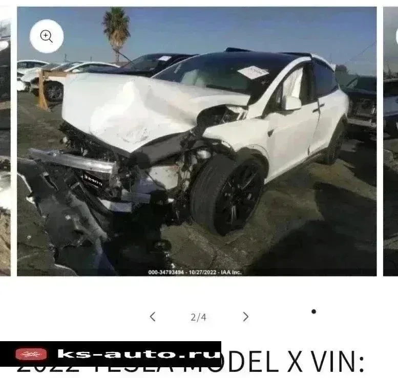 Tesla X 2021 года. Соломенная шляпа из Америки. фото 4 из 10