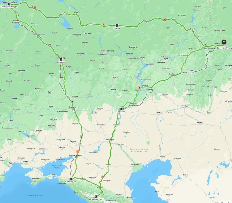 Путешествие по половине России на Mitsubishi Outlander 4 - часть 4 (заключительная) фото 5 из 5