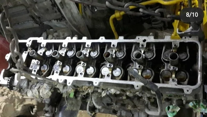 История жизни Lexus LX450. Часть 8 разбираем двигатель. фото 7 из 13