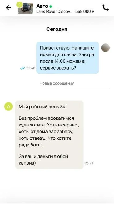 Перекуп просит деньги за осмотр его автомобиля. фото 1 из 14