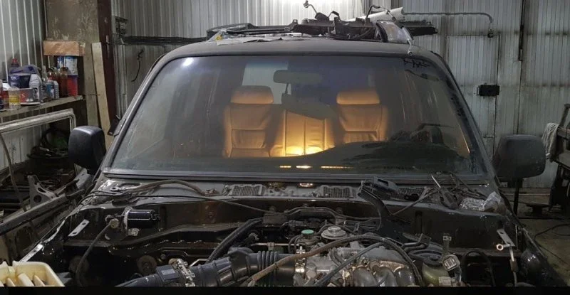 История жизни Lexus LX450. Часть 66!!! Дверные карты и салон LX450!!! фото 4 из 11