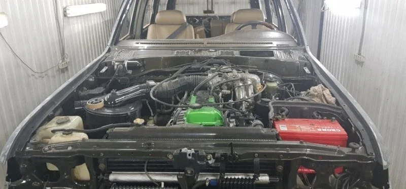 История жизни Lexus LX450.!!! Часть 73!!! Переезд в малярку!!! фото 5 из 8