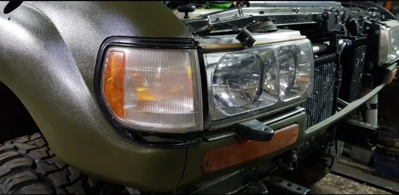 История жизни Lexus LX450!!! Часть 78!!! Свет, бампер, лебедь!!! фото 2 из 10