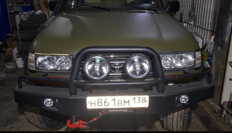 История жизни Lexus LX450!!! Часть 83!! Лебедка, свет и другой марафет !!!! фото 2 из 6
