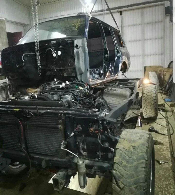 История жизни Lexus LX450. Часть 5. Вот и донор пошёл в разбор!!! фото 10 из 15