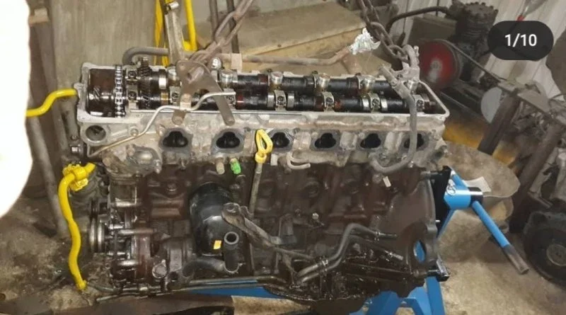История жизни Lexus LX450. Часть 8 разбираем двигатель. фото 1 из 13