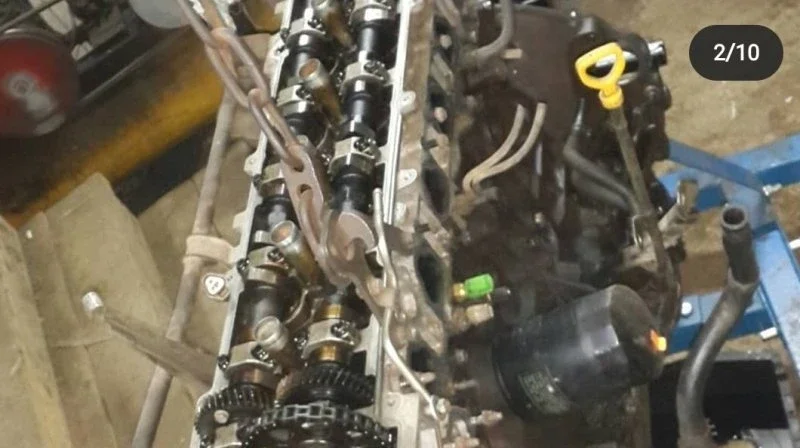 История жизни Lexus LX450. Часть 8 разбираем двигатель. фото 2 из 13