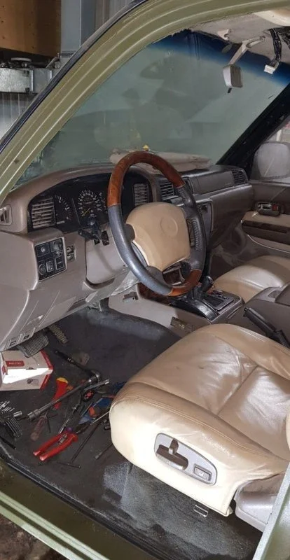 История жизни Lexus LX450!! Часть 71!!! Обновим руляху и дела наждачные!! фото 2 из 9