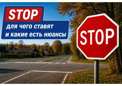Мимо знака STOP многие проезжают на автомате, чуть притормозив, и зря.