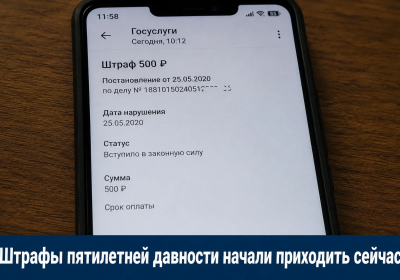Штрафы из 2021 года, а требовать начали сейчас