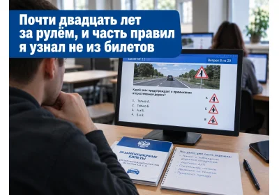 Почти двадцать лет за рулём, и часть правил я узнал не из билетов
