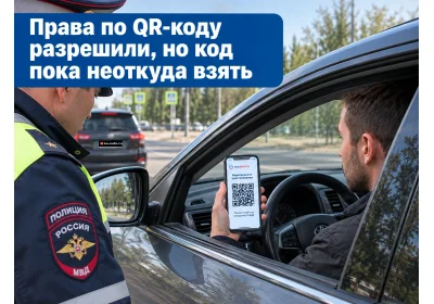 Права по QR-коду разрешили, но код пока неоткуда взять