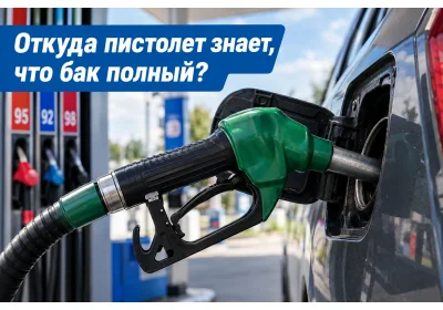 Откуда заправочный пистолет знает, что бак вашей машины уже полный?