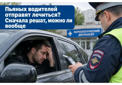 Пьяных водителей отправят лечиться? Сначала решат, можно ли вообще
