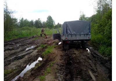 Якорь всему голова: первое испытание УАЗа после восстановления и самодельная замена дорогой лебедке