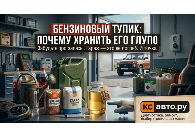 Не храните бензин в неподходящем месте !!!