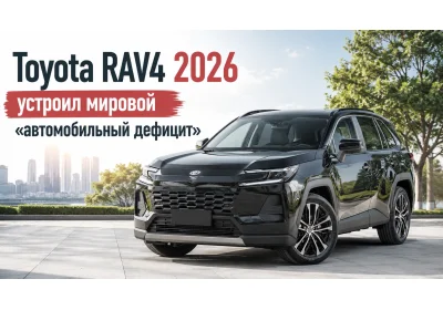 Новый Toyota RAV4 2026 устроил мировой «автомобильный дефицит»