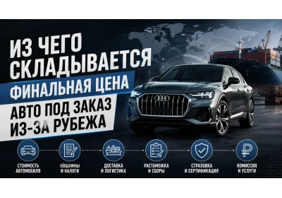 Из чего складывается финальная цена авто под заказ из-за рубежа?