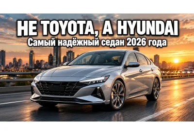 Самый надёжный компактный седан 2026 года продаёт не Toyota, а Hyundai: Elantra обошла Corolla