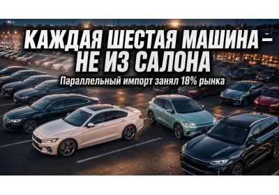 Каждый шестой новый автомобиль в России - ввезен по параллельному импорту