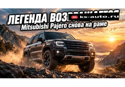 Легенда возвращается: Mitsubishi официально воскрешает Pajero — и делает это по-взрослому