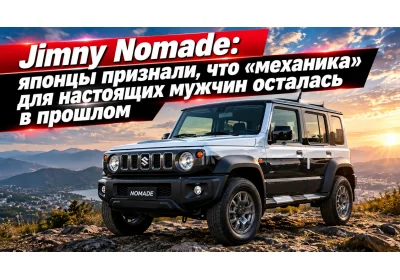 Jimny Nomade: японцы признали, что «механика» для настоящих мужчин осталась в прошлом