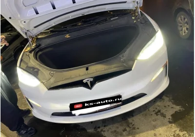 Tesla X 2021 года. Соломенная шляпа из Америки.