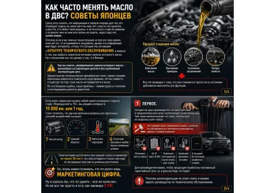 Как часто менять масло в ДВС? Советы Японцев.