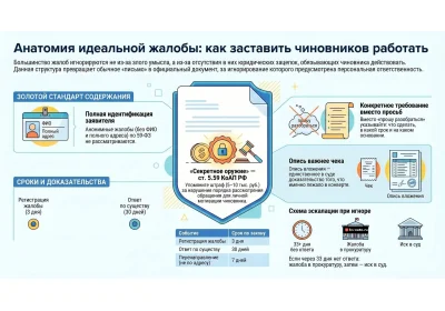 Структура идеальной жалобы: какие пункты обязаны быть, чтобы чиновники начали работать