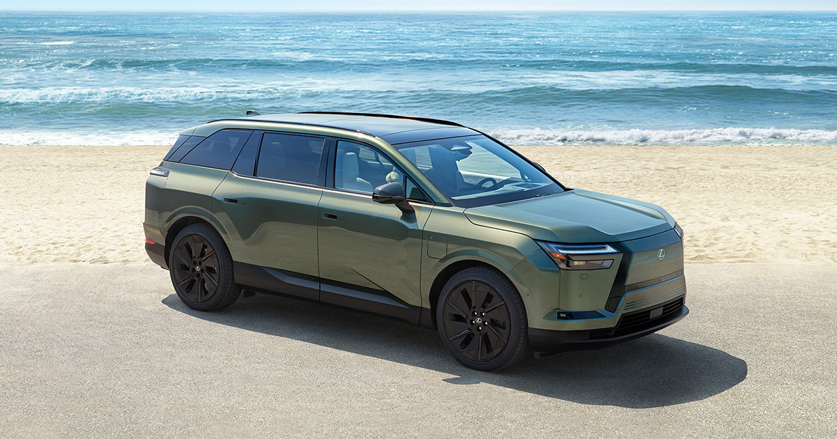 Lexus представила для США большой трёхрядный электрокроссовер TZ