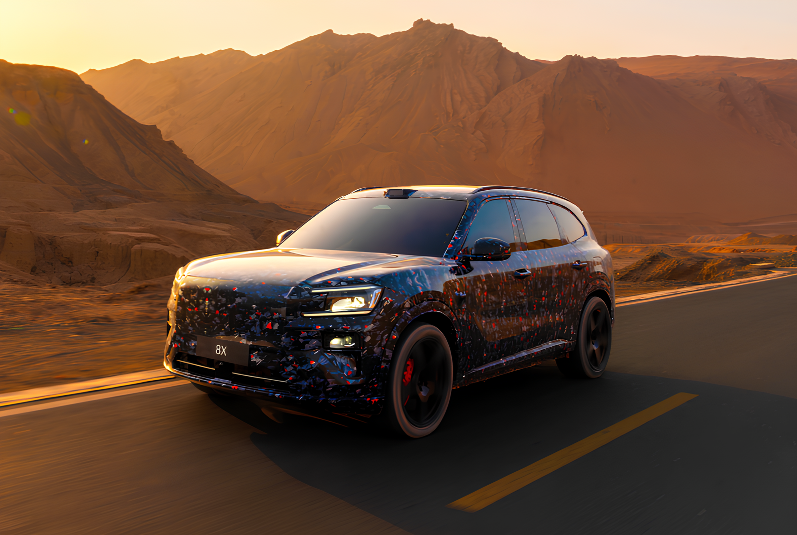 Zeekr готовится представить новый полноразмерный кроссовер с кодовым названием "8X".