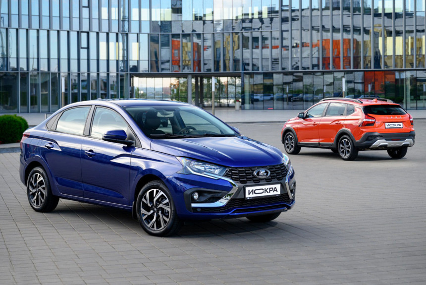 Lada Iskra 2025 седан, в комплектации Техно.