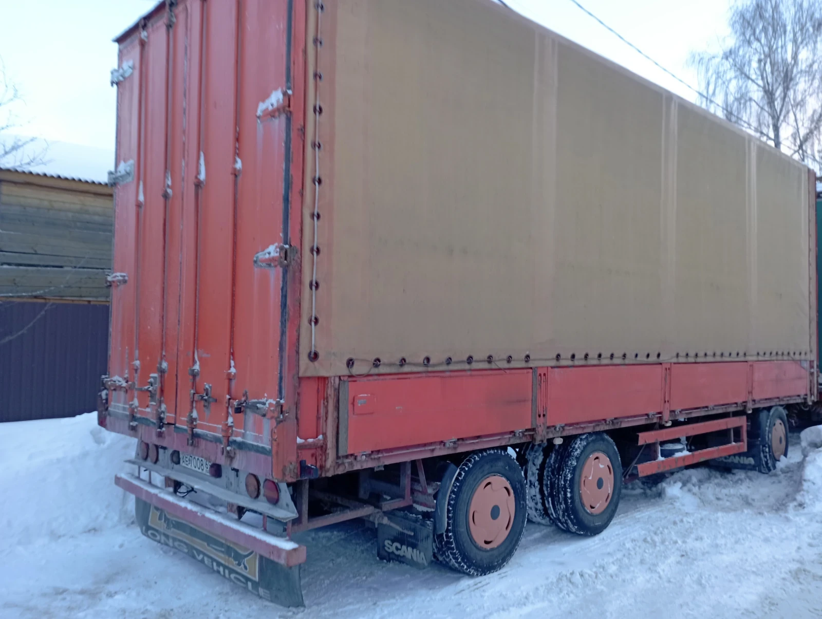 Fruehauf Полуприцеп бортовой, 1988г