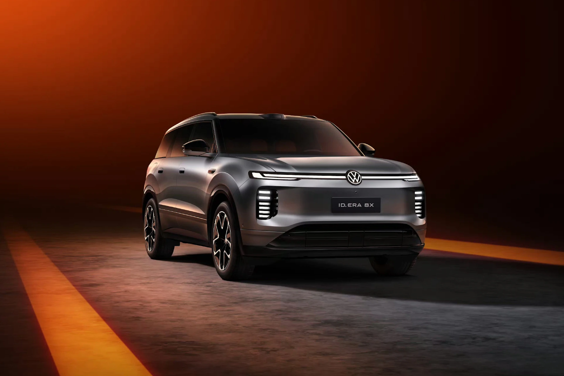 Volkswagen ID Era 8X выглядит как старшая модель линейки, но меньше по размеру.