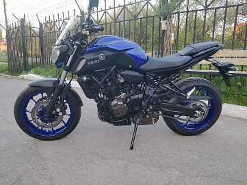Yamaha MT 07  FZ 07 , 2018г, Цепь привод, 6 передач