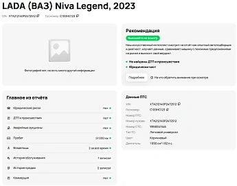 Lada (ВАЗ) Niva Legend, 2023г, передний привод, механика
