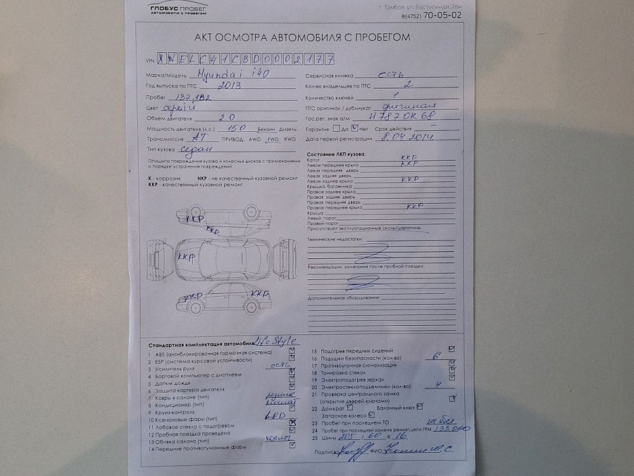 Hyundai , 2013г., передний привод, автомат