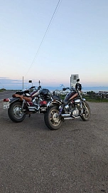 Yamaha XV750 Virago, 1995г, Кардан привод, 5 передач