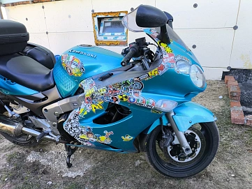 Kawasaki ZZR 1200, 2005г, Цепь привод, 5 передач