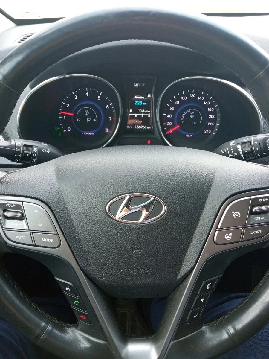 Hyundai Santa Fe, 2015г., полный привод, автомат