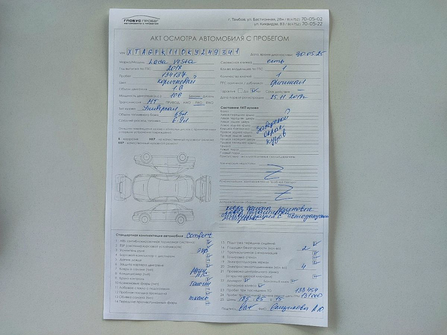 Lada (ВАЗ) Vesta, 2018г., передний привод, механика