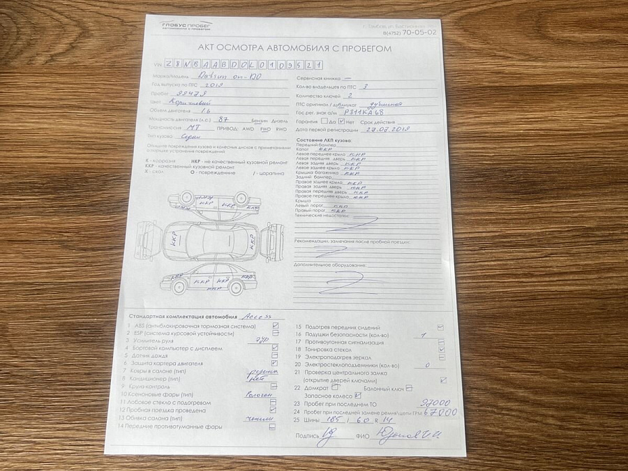 Datsun , 2019г., передний привод, механика