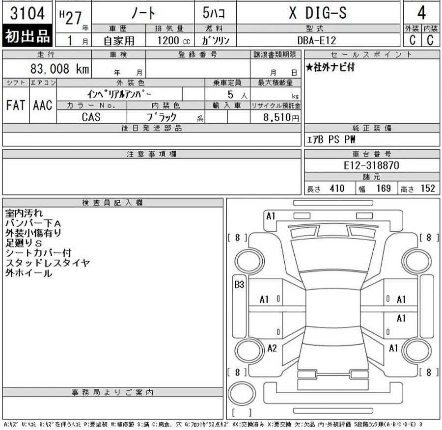 Nissan Note, 2015г., передний привод, вариатор