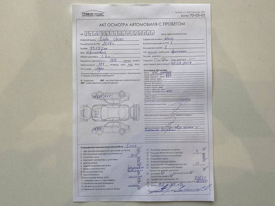 Lada (ВАЗ) , 2017г., передний привод, механика