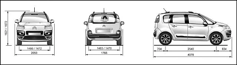 Citroen C3 Picasso, 2009г, передний привод, механика