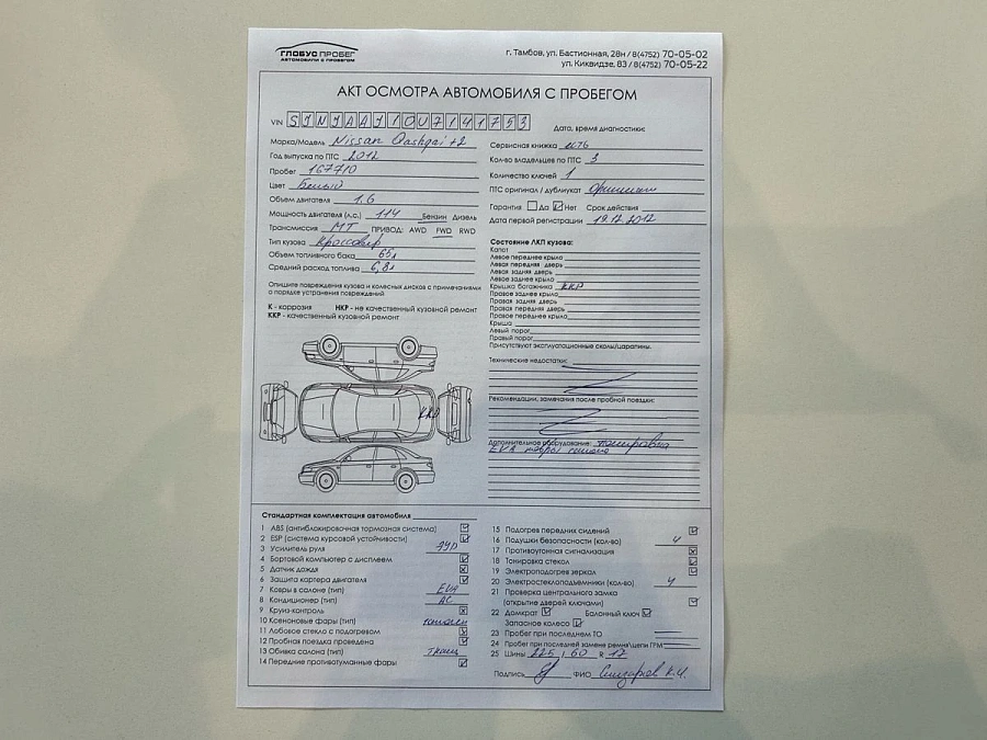 Nissan Qashqai+2, 2012г., передний привод, механика