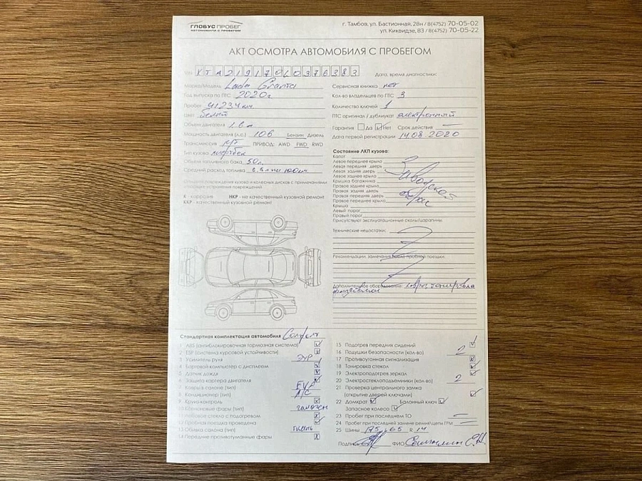 Lada (ВАЗ) Granta, 2020г., передний привод, механика