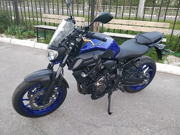 Yamaha MT 07  FZ 07 , 2018г, Цепь привод, 6 передач