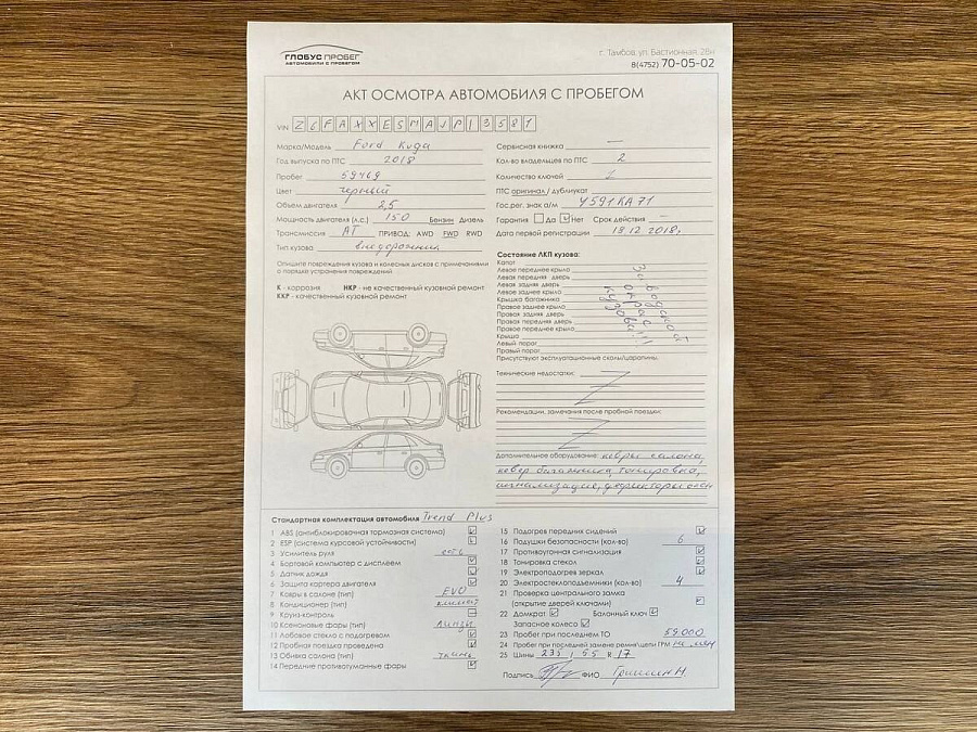 Ford , 2018г., передний привод, автомат
